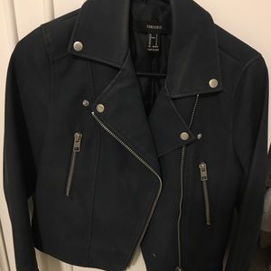 Faux leather jacket